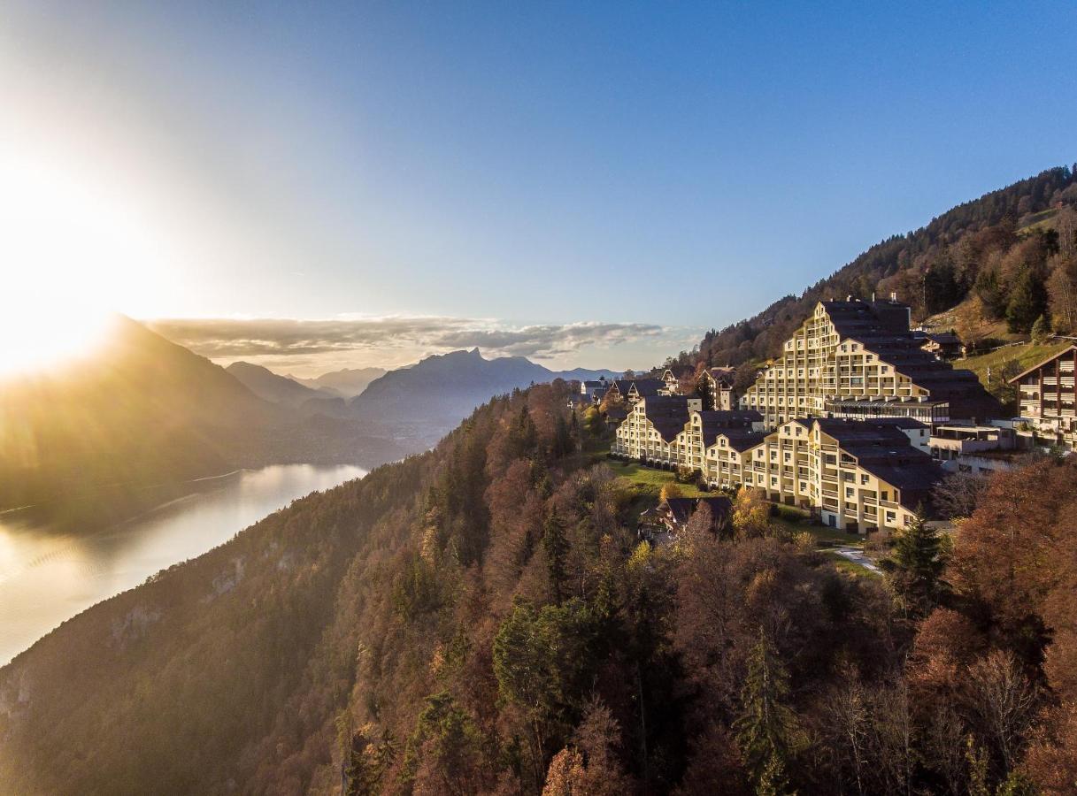 Apartment Alpenrose 2.5 Mit Mitbenutzung Spa & Wellness - Griwa Rent Ag Beatenberg Exteriör bild