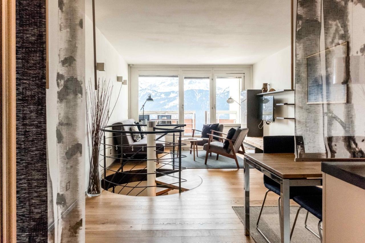 Apartment Alpenrose 2.5 Mit Mitbenutzung Spa & Wellness - Griwa Rent Ag Beatenberg Exteriör bild