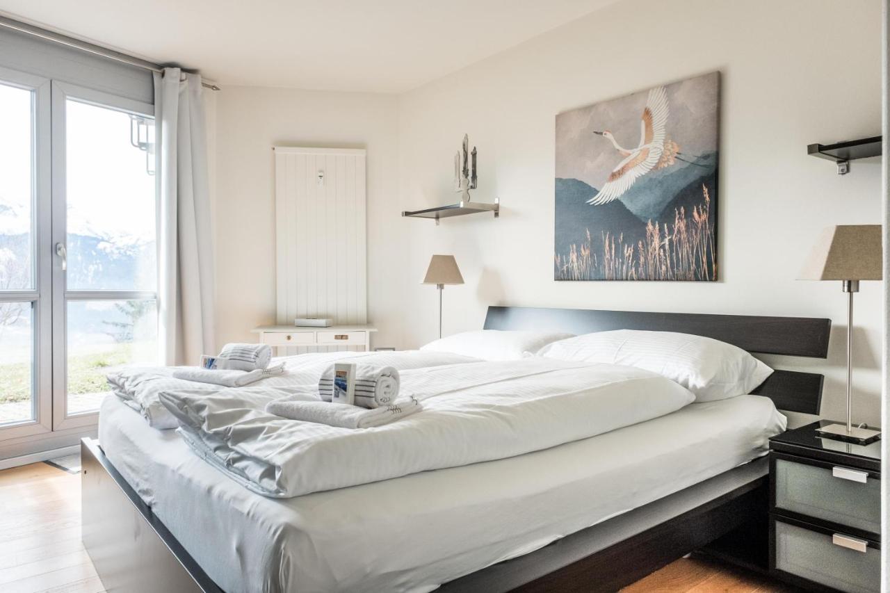 Apartment Alpenrose 2.5 Mit Mitbenutzung Spa & Wellness - Griwa Rent Ag Beatenberg Exteriör bild