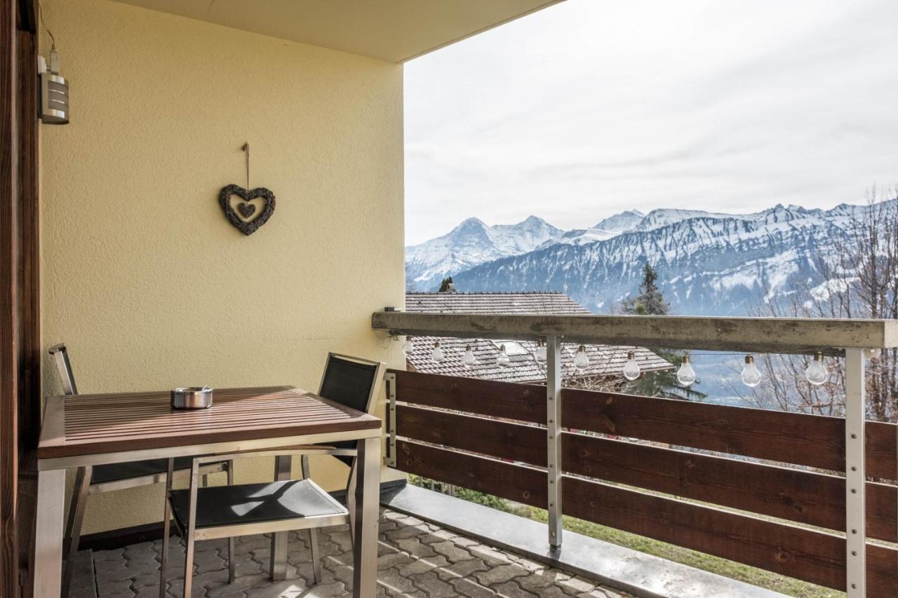 Apartment Alpenrose 2.5 Mit Mitbenutzung Spa & Wellness - Griwa Rent Ag Beatenberg Exteriör bild